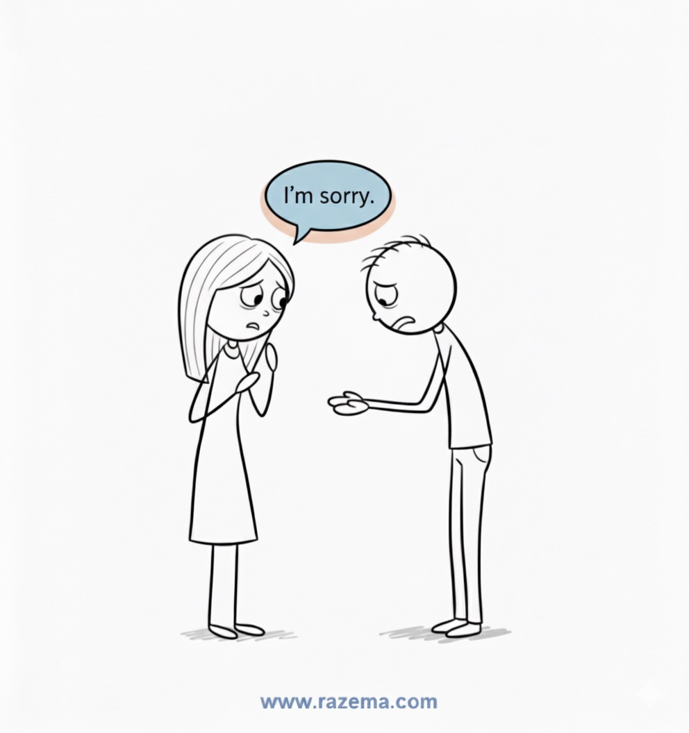 هنر عذرخواهی کردن ، چگونه مسئولیت بپذیریم؟